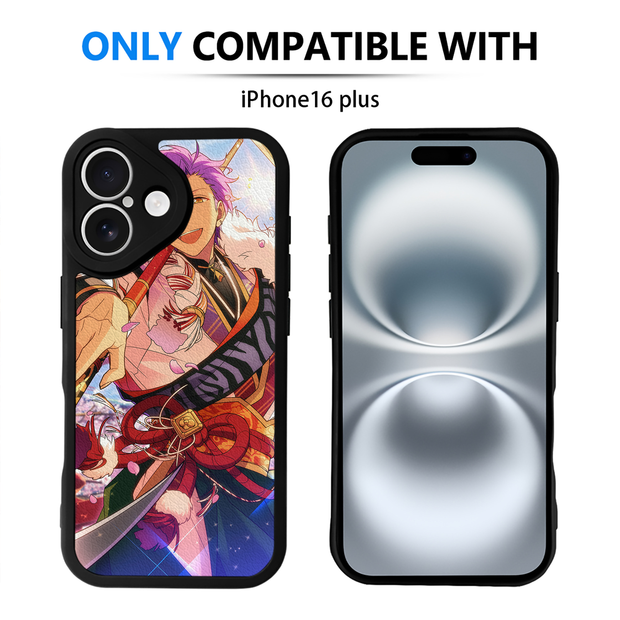 （画像用） あんさんぶるスターズ! Ensemble Stars 【iPhone 16シリーズ対応】シリコンスマホケース（レザー調） 材質：シリコン
